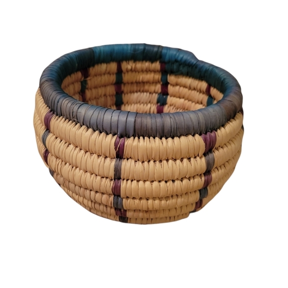 African native American storage house decor Basket Boho basket with lid - Picture 5 of 7